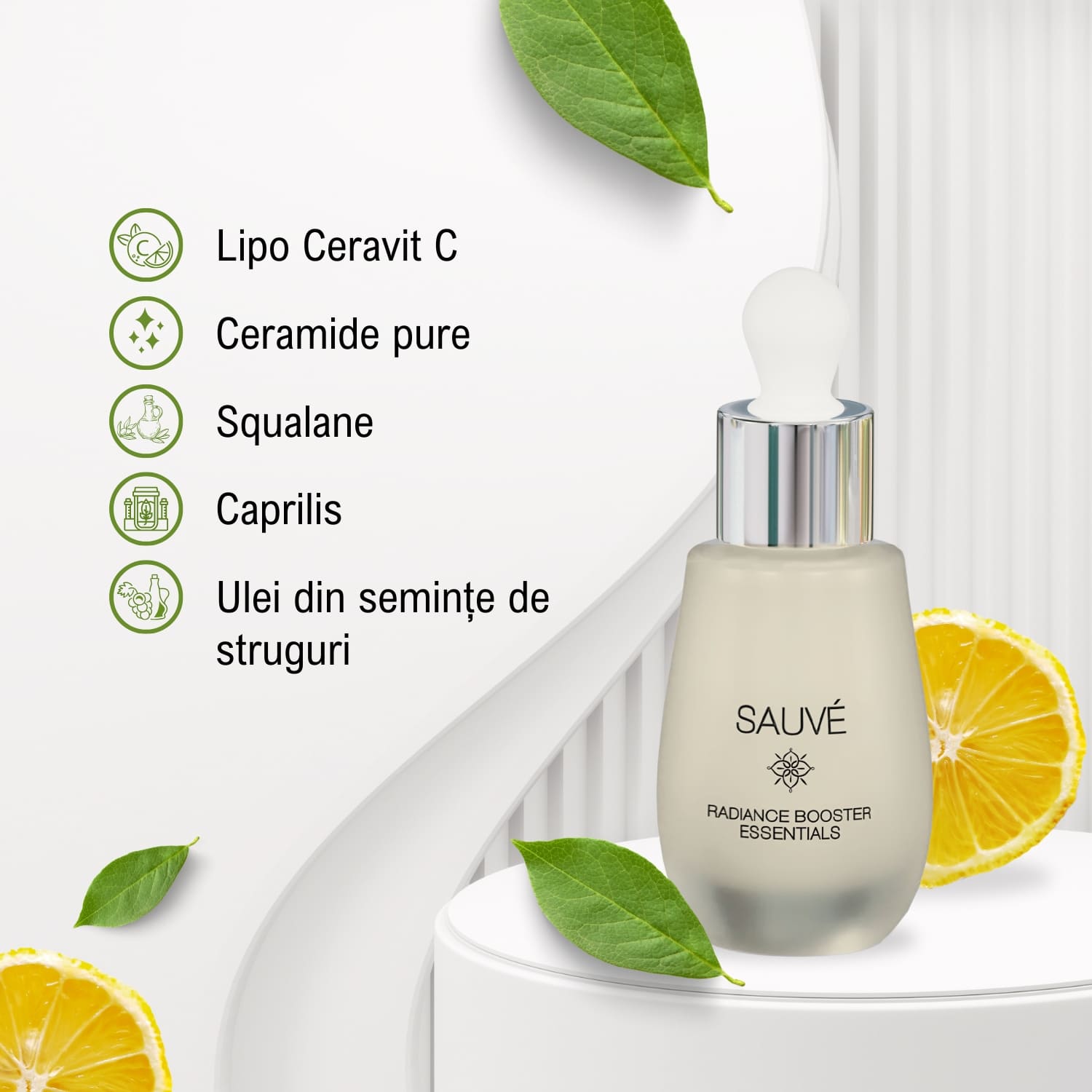 Radiance Booster Essentials -Ulei antioxidant cu Vitamina C & Ceramide