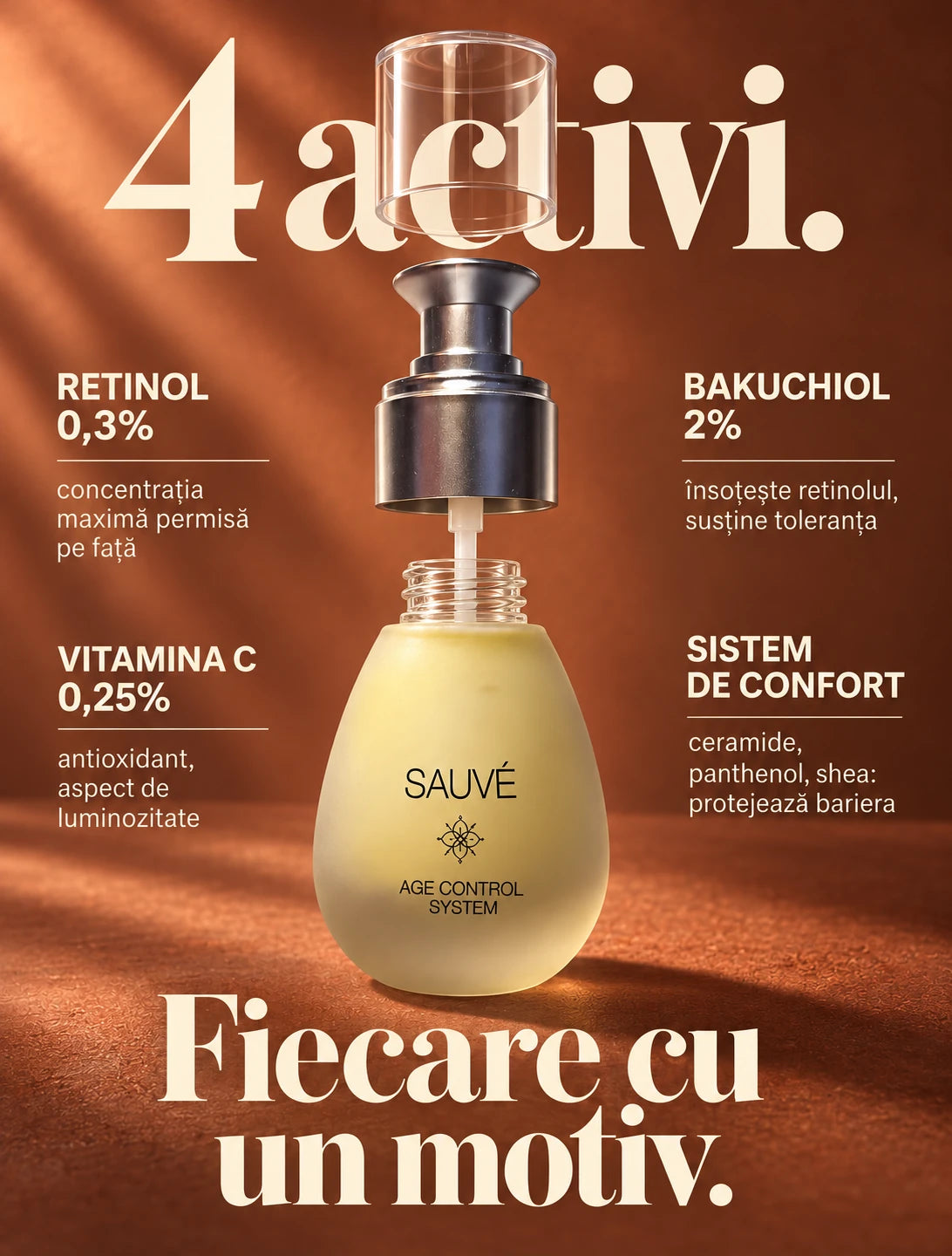 Age Control System - ingrediente active, fiecare cu un motiv