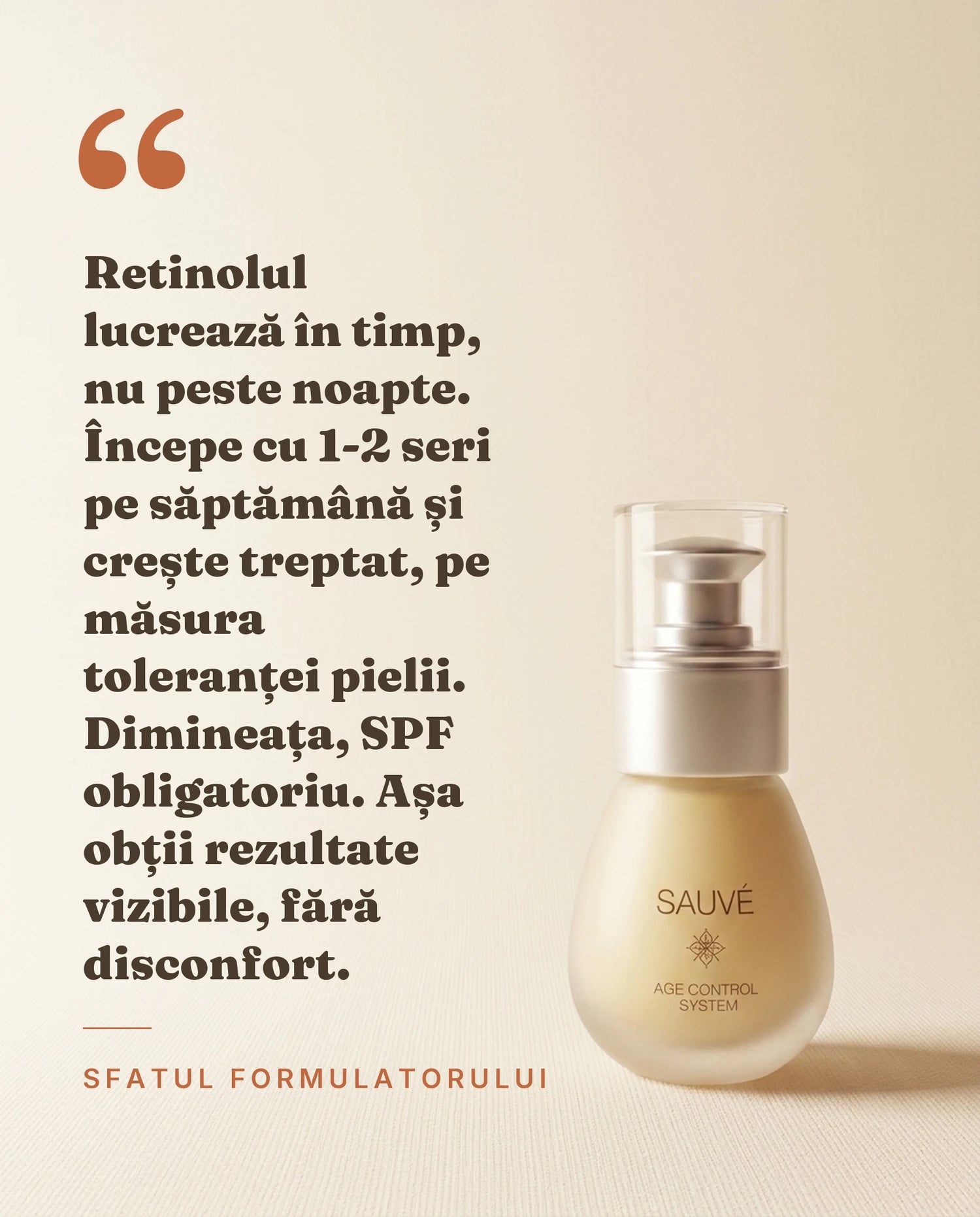 Age Control System - sfatul formulatorului despre retinol
