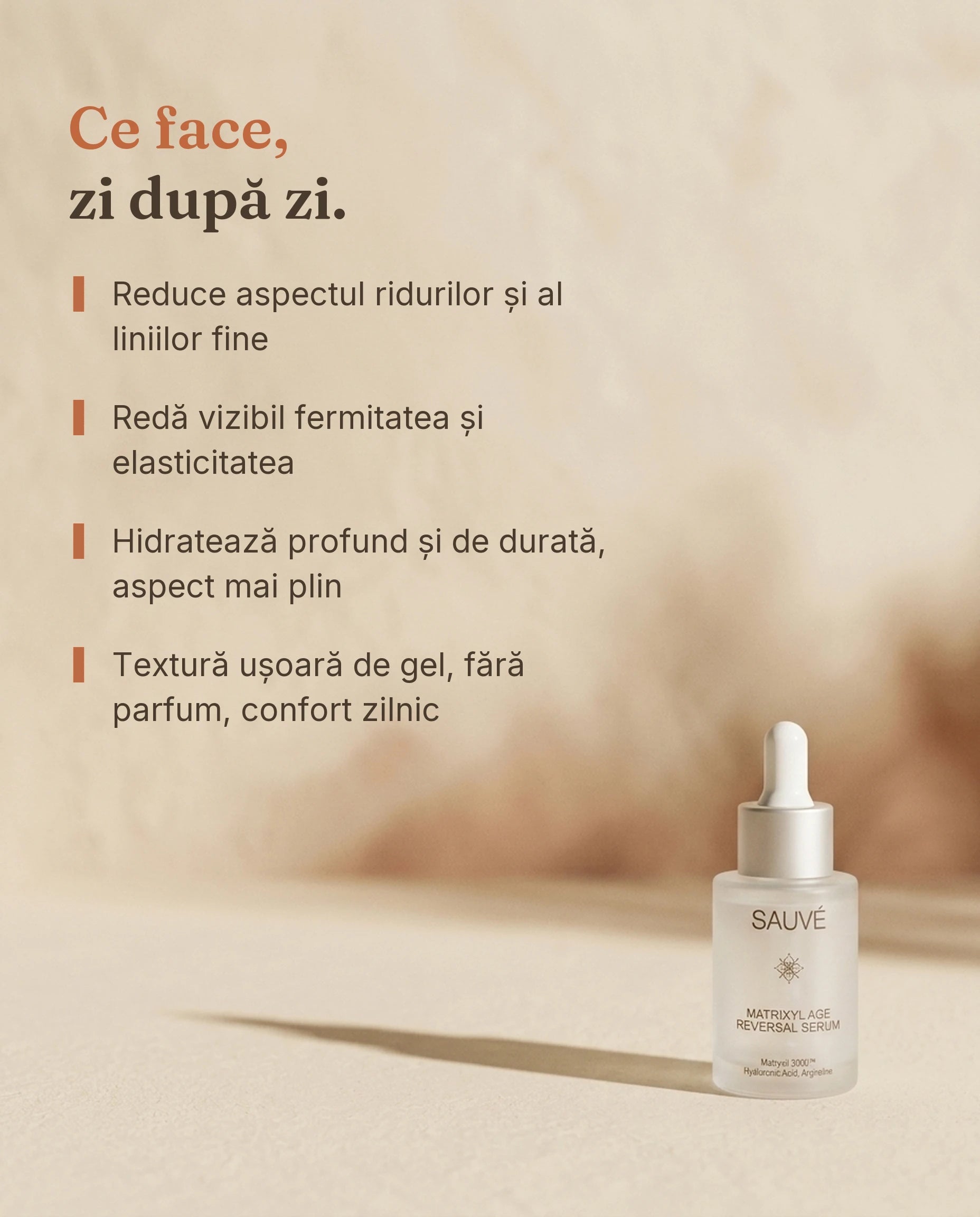 Matrixyl Age Reversal - ce face: reduce ridurile, redă fermitatea, hidratează