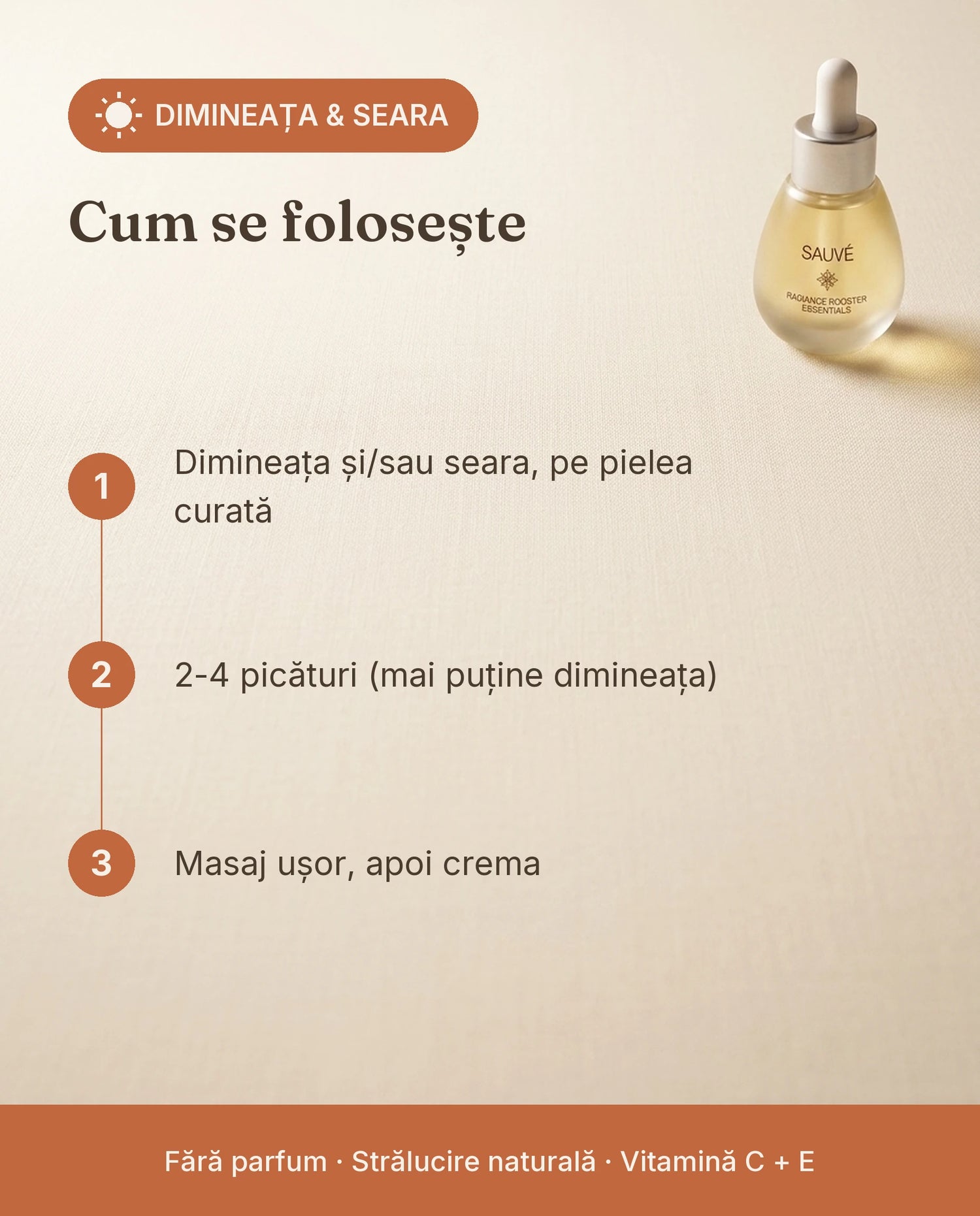 Radiance Booster - cum se folosește, dimineața și/sau seara