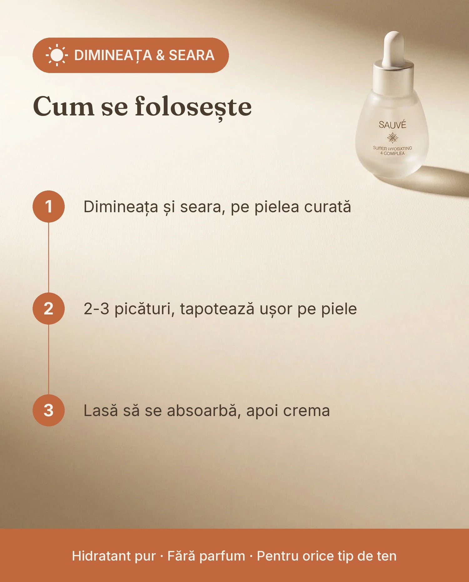 Super Hydrating 4 Complex - cum se folosește, dimineața și seara