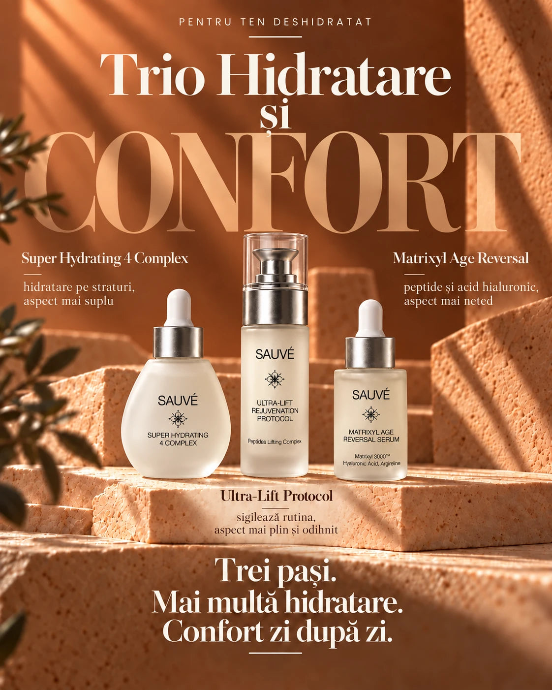 Trio Hidratare și Confort, copertă