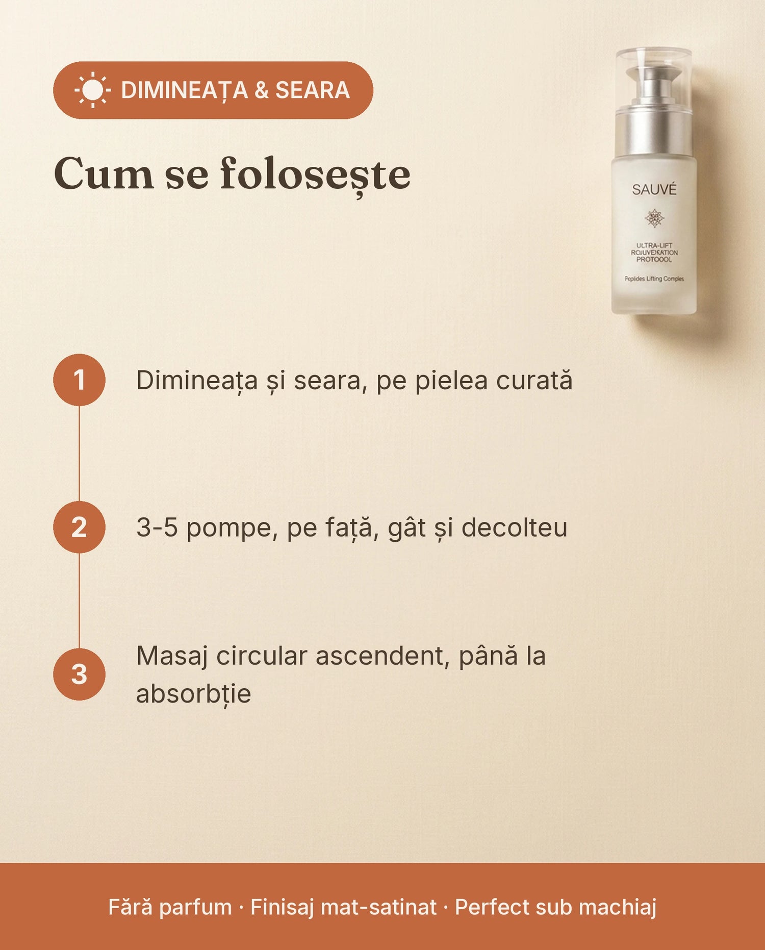 Ultra-Lift - cum se folosește, dimineața și seara