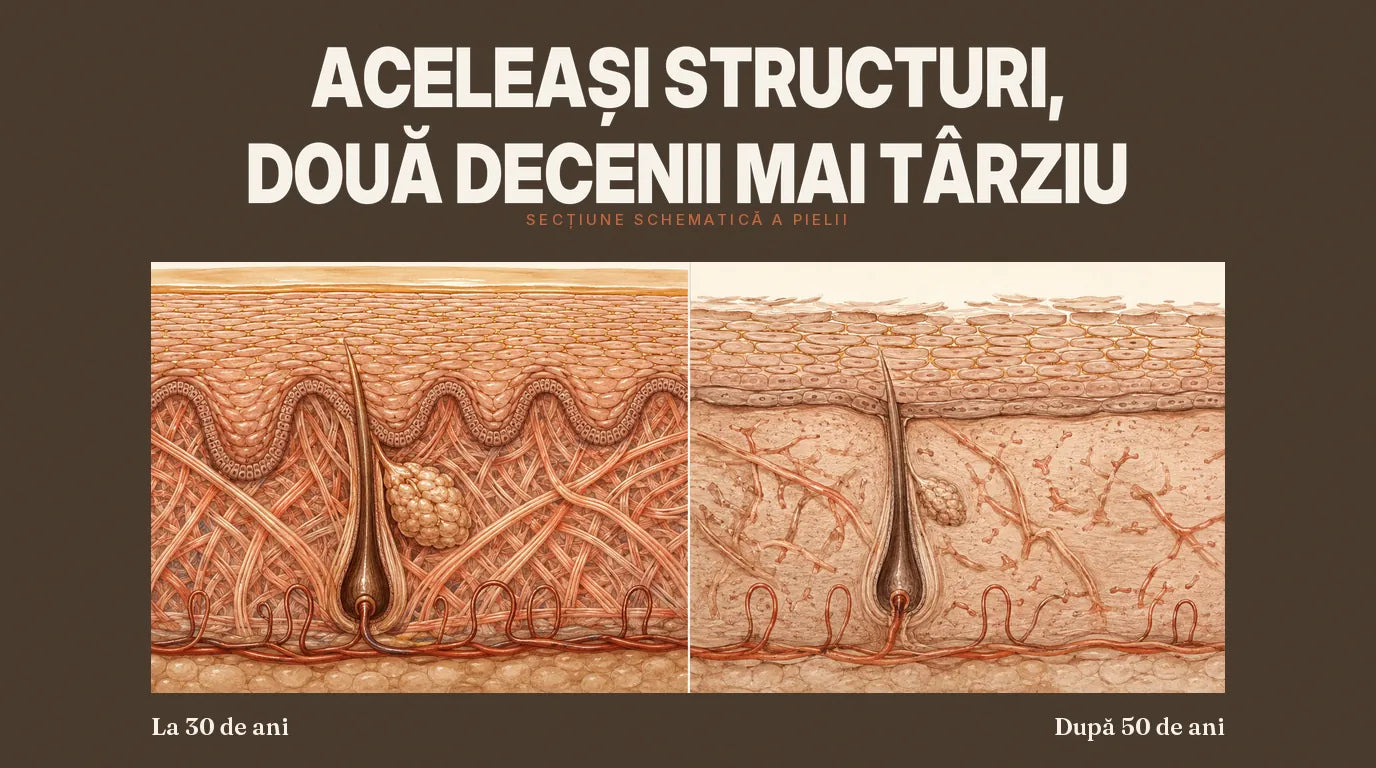 Pielea care se schimbă: Pielea uscată brusc după 50: de ce se schimbă bariera la menopauză și ce o ajută