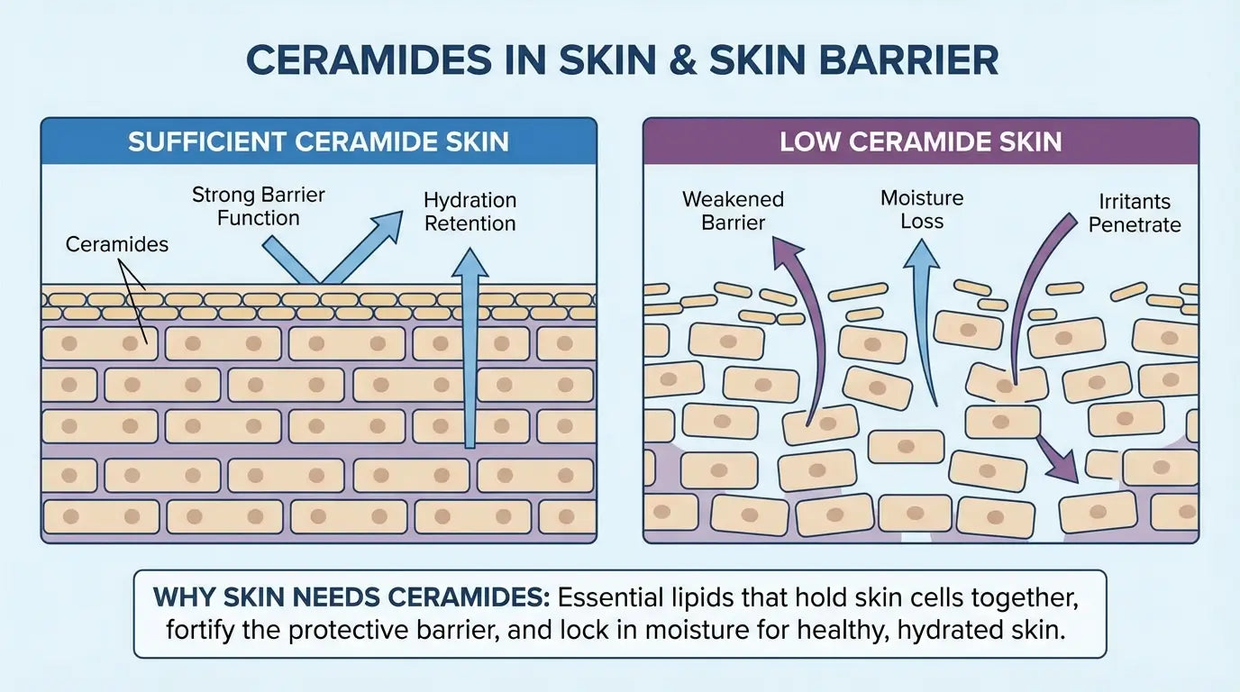 Ceramide, esențiale pentru refacerea pielii