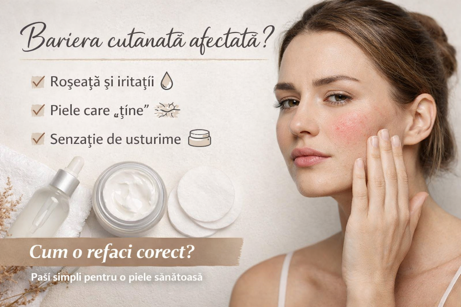 Tips & Tricks: Bariera cutanată afectată. Semne, cauze și cum îți refaci pielea corect