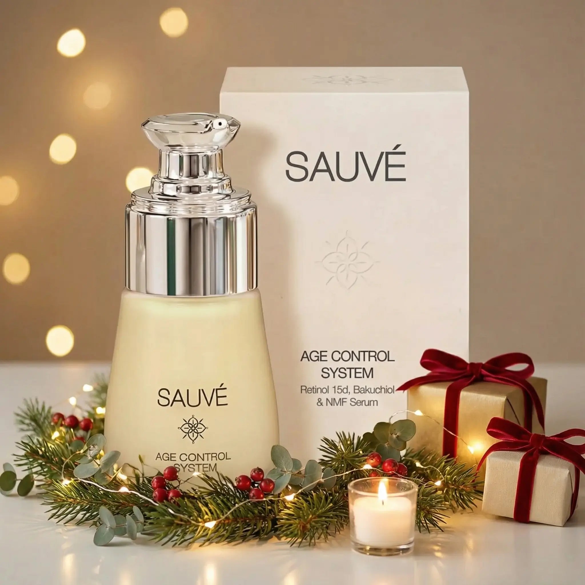 Age Control System -  Ser anti-aging cu Retinol 15D și Bakuchiol pentru ten mai ferm și uniform