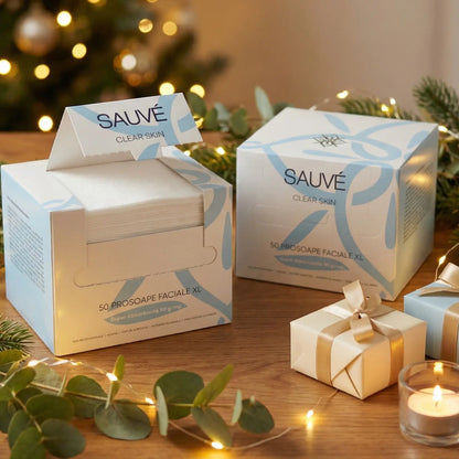 Prosoape Faciale XL din Vâscoză Super Absorbante de Unică Folosință Clear Skin