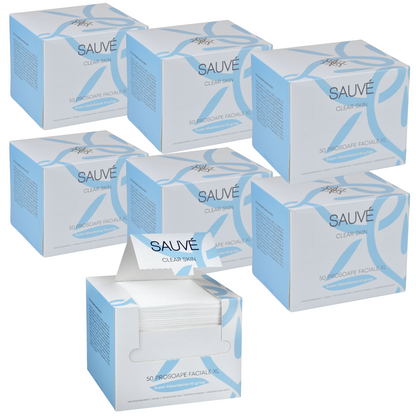 Prosoape Faciale XL din Vâscoză Super Absorbante de Unică Folosință Clear Skin