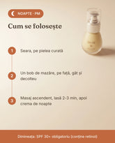 Age Control System - cum se folosește, ser de noapte, SPF dimineața