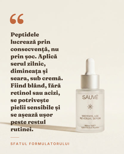 Matrixyl Age Reversal - sfatul formulatorului despre peptide