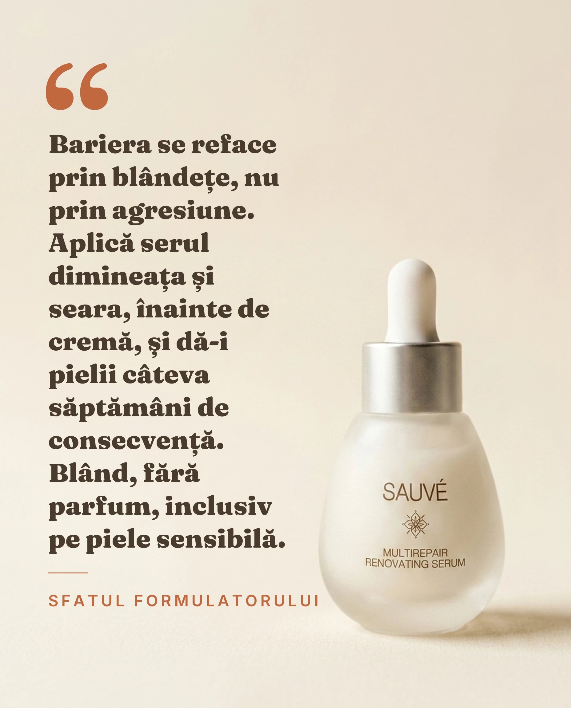 MultiRepair - sfatul formulatorului despre bariera cutanată