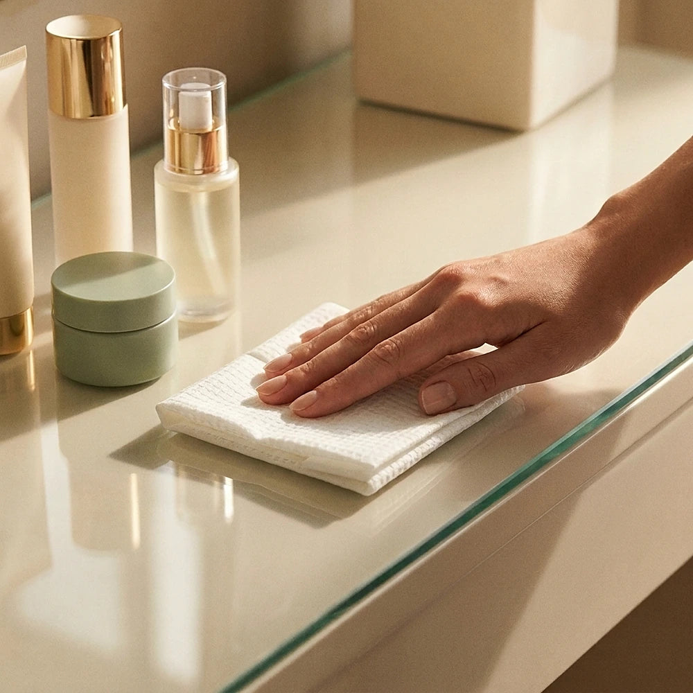 Utilizări casnice multiple cu prosop facial Sauvé