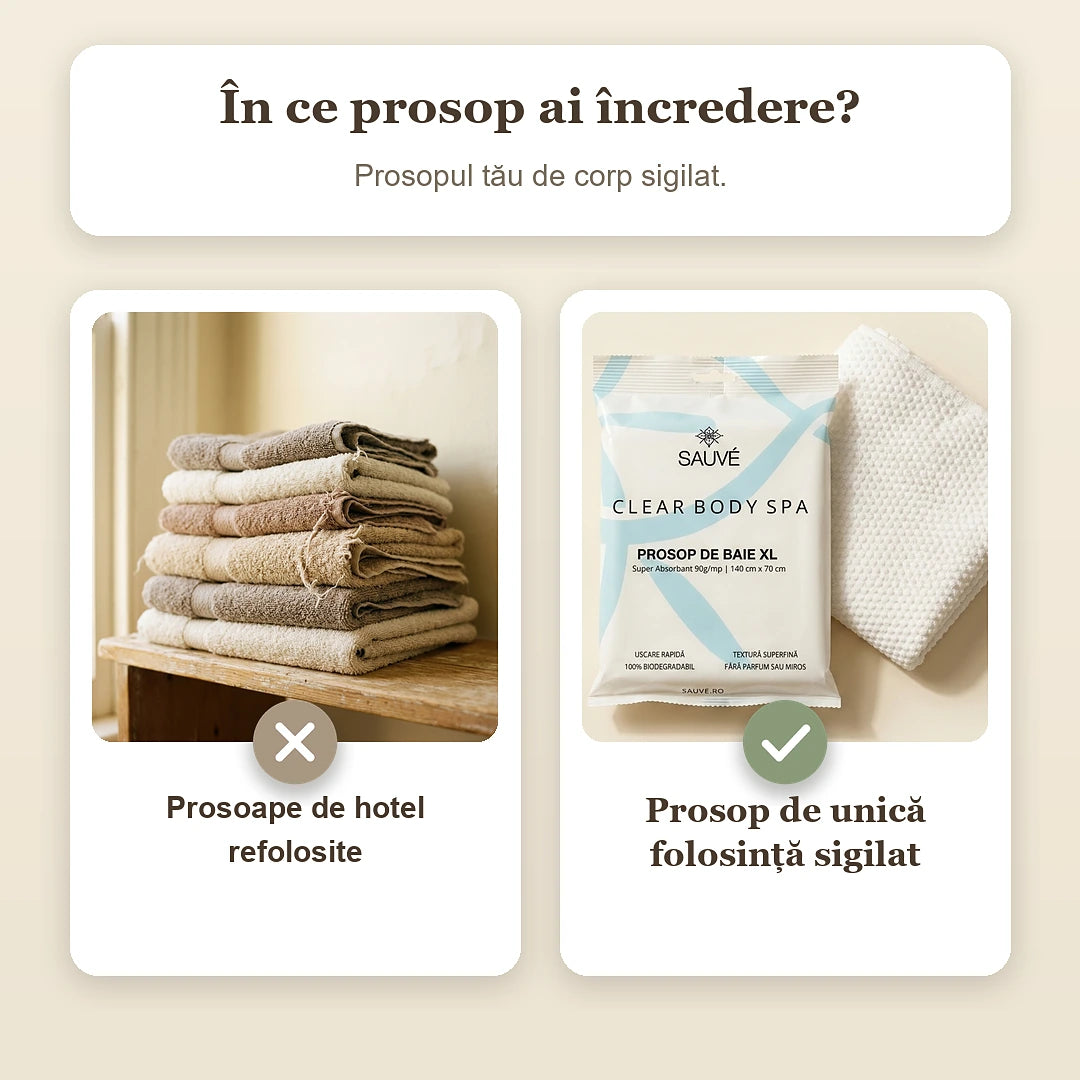 Prosoape de corp Clear Body SPA - incredere