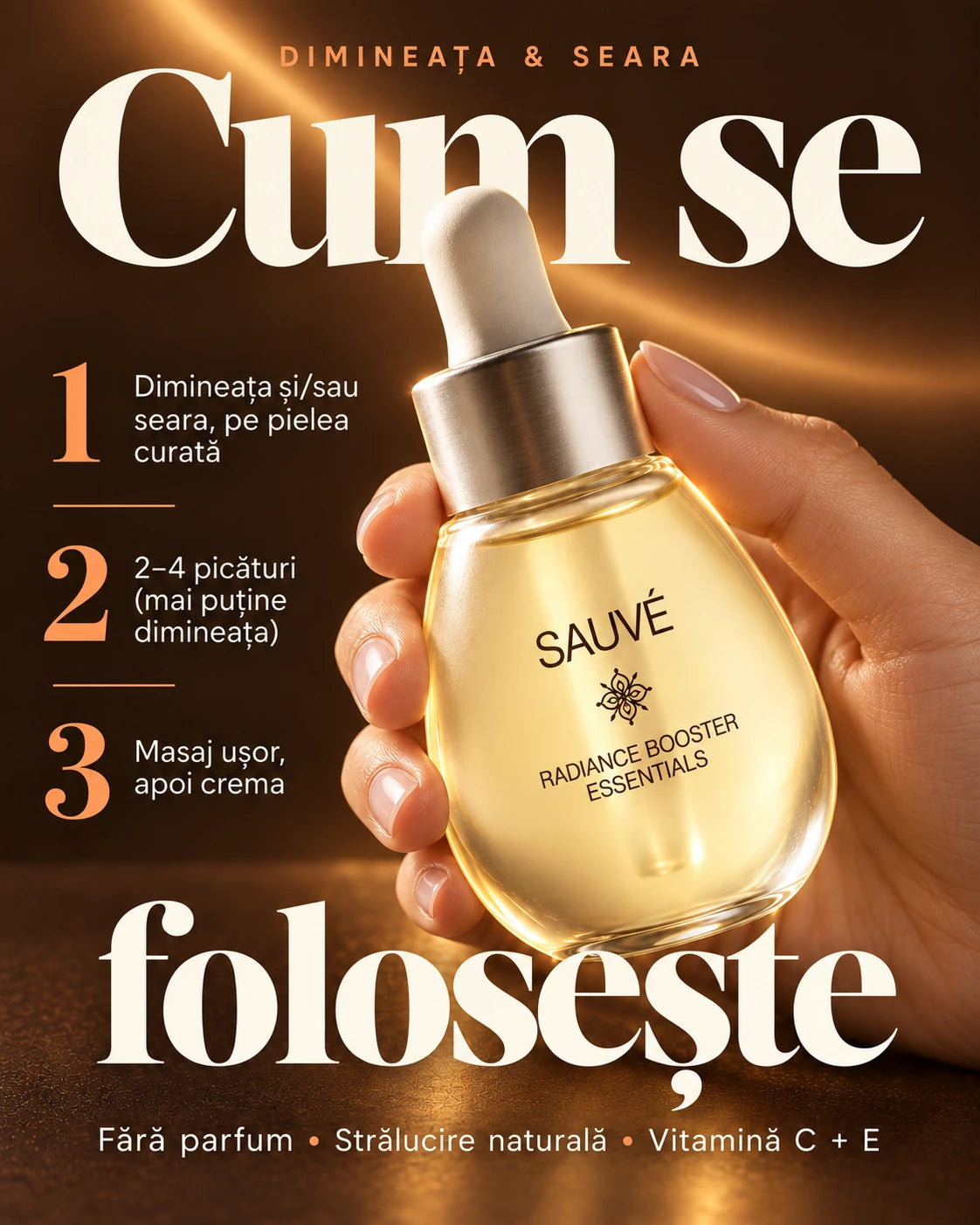 Radiance Booster Essentials - cum se folosește