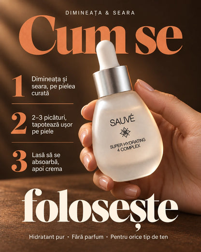 Super Hydrating 4 Complex - cum se folosește