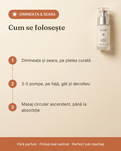 Ultra-Lift - cum se folosește, dimineața și seara