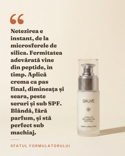 Ultra-Lift - sfatul formulatorului despre netezire și fermitate